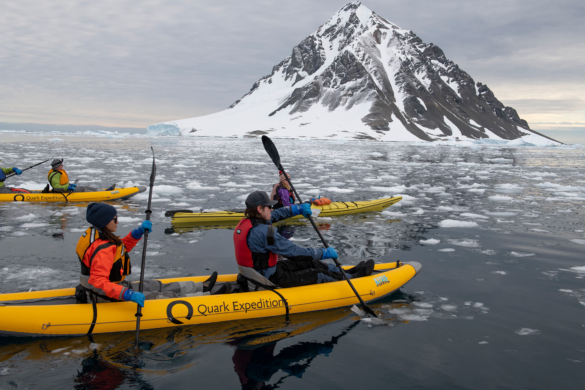 Paddling near Marguerite Bay