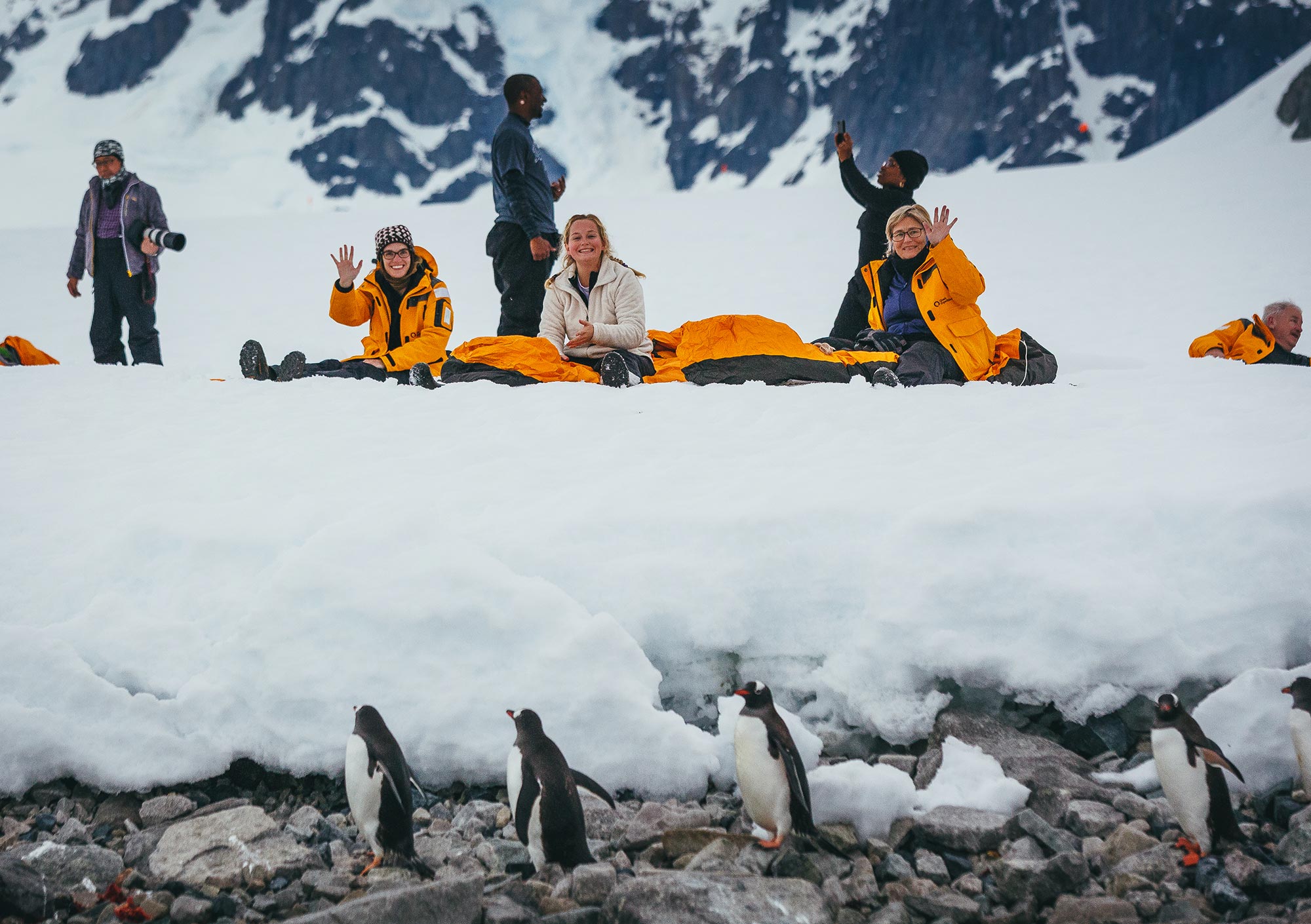 Camping in the Antarctic Peninsula