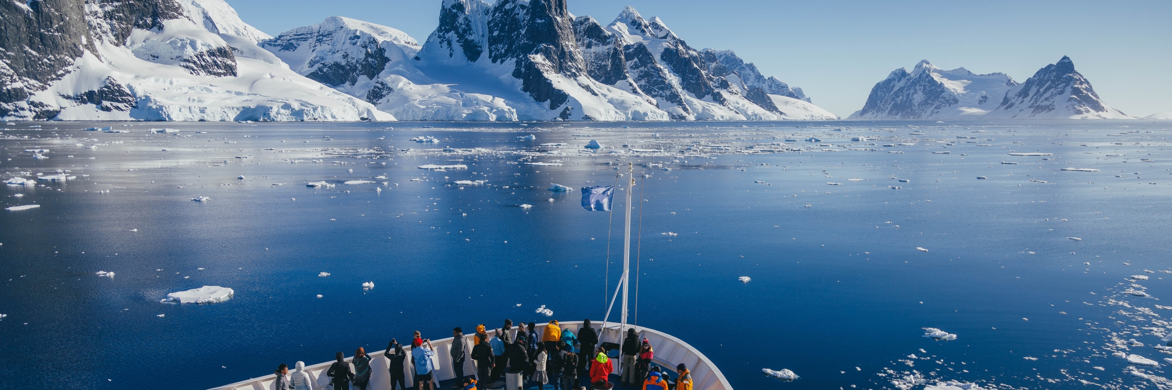 Explore the Antarctic aboard Quark Expeditions' fleet of expedition vessels, photo by David Merron. Explore the Antarctic aboard Quark Expeditions' fleet of expedition vessels, photo by David Merron.