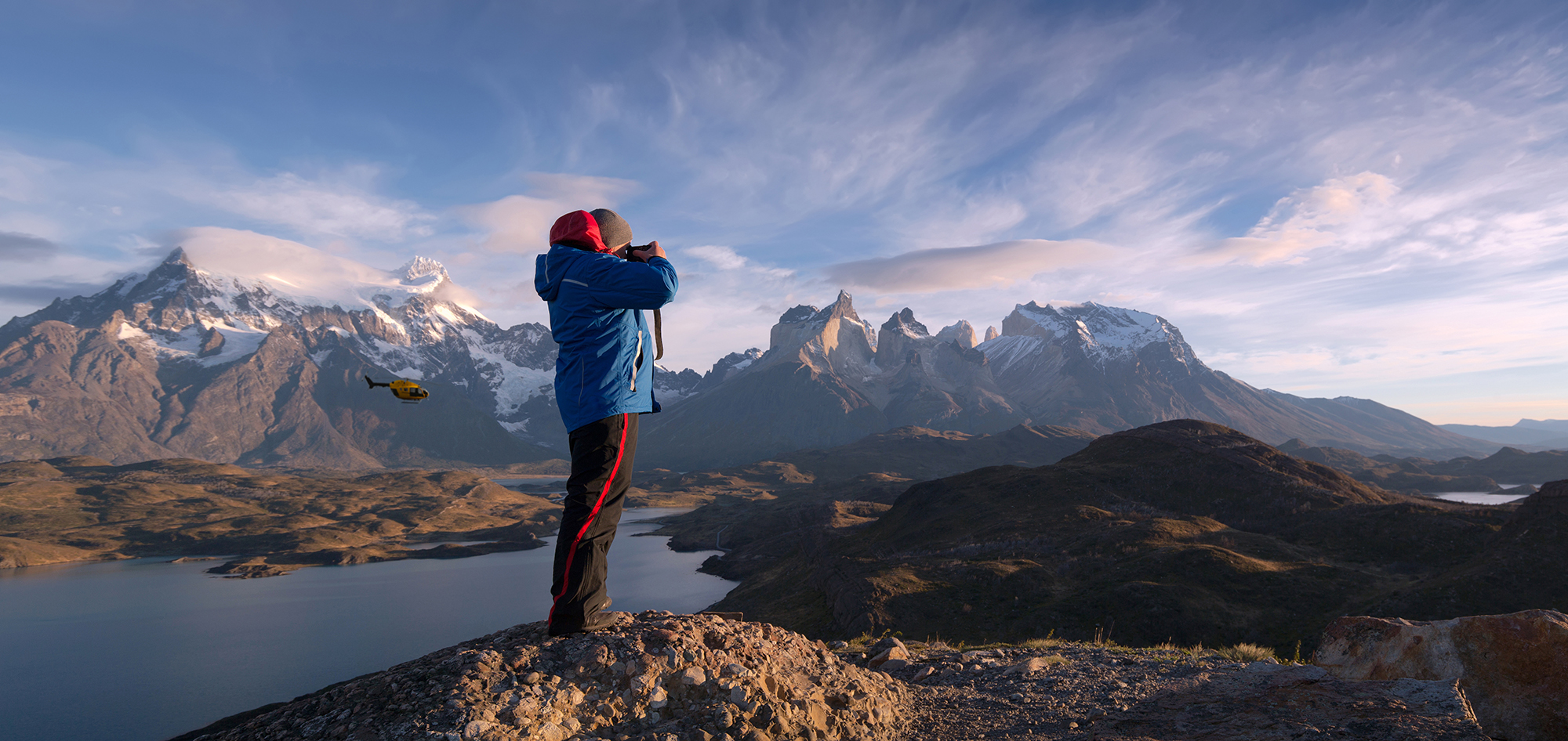 Exclusive Heli-Landing Adventure Option in Patagonia. 