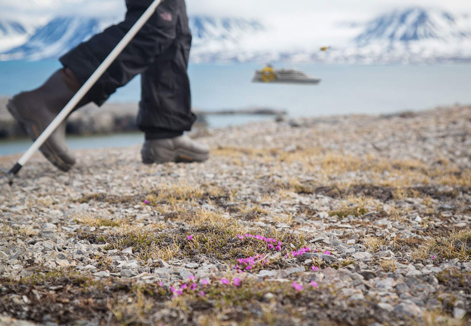 Hiking in Svalbard