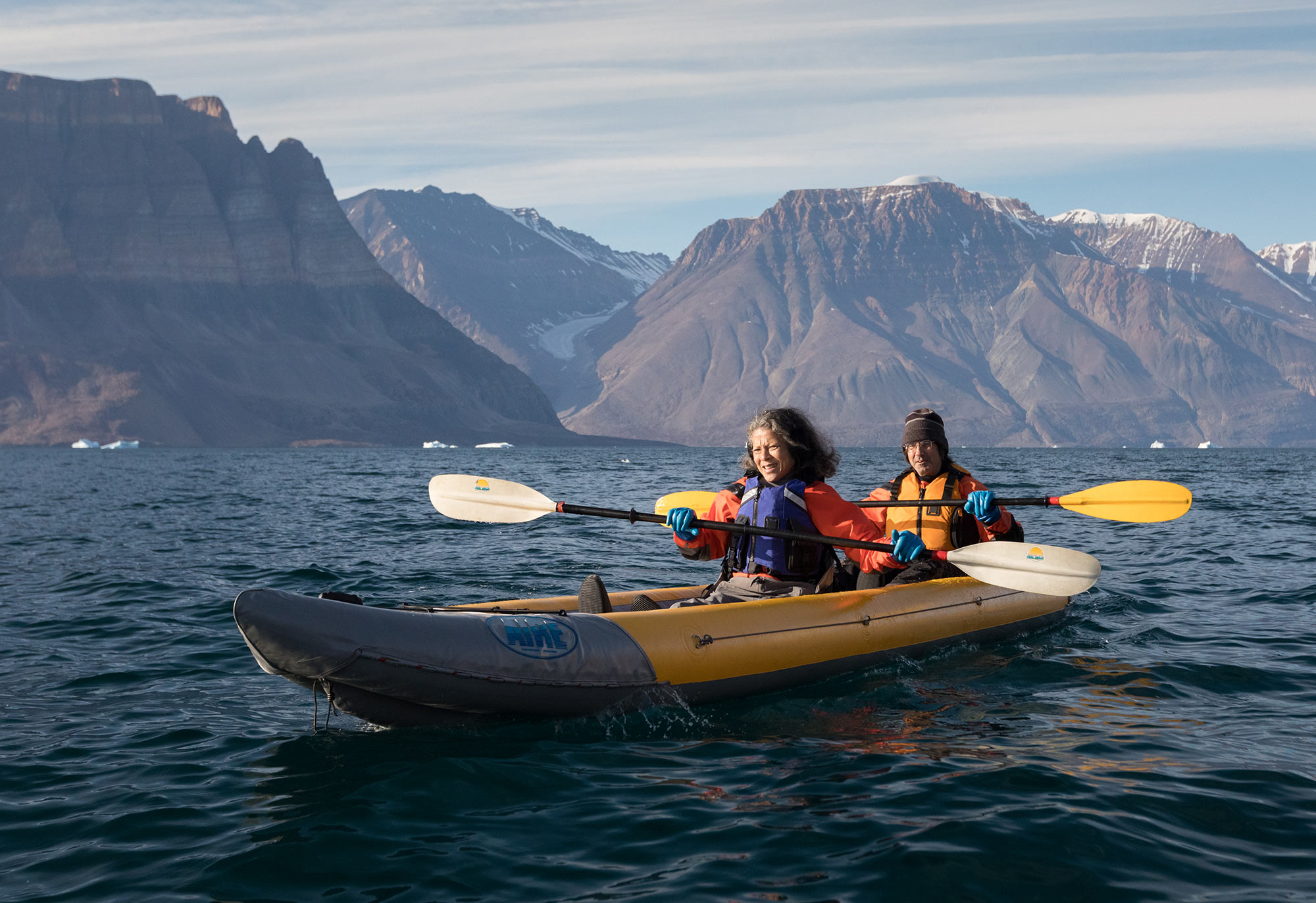 Passengers enjoying the paddling excursion experience